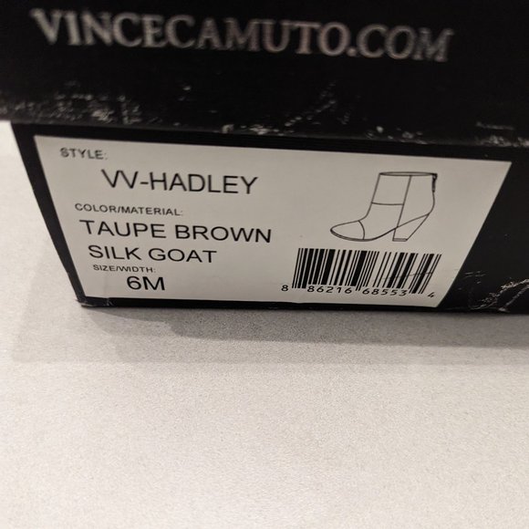 Vince Camuto Hadley Distressed Leather Tan Boots - Picture 3 of 7